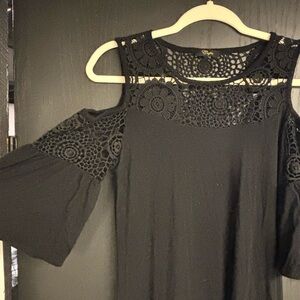 Cupio Black Lace Dress
